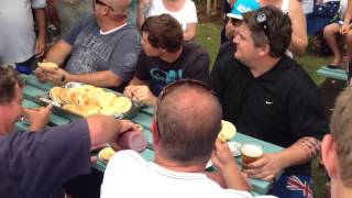 Aussie Day pie eating comp world record?