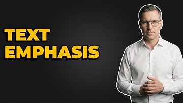 What Methods Achieve Emphasis In Text?