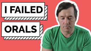 I Failed Orals: Let's Be Honest about the PhD Process