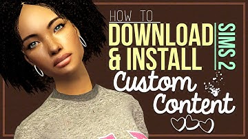 How To Download & Install Sims 2 Custom Content, Sims & Houses - Step By Step Demo