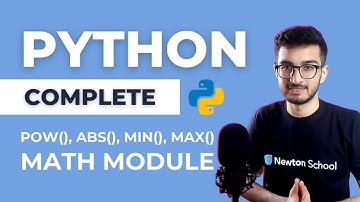 Math functions and module in Python  | Complete Python Playlist