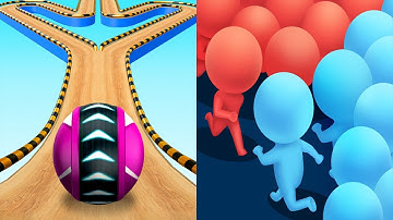 Going Balls VS Count Masters - All Levels SpeedRun Gameplay Android iOS Ep1