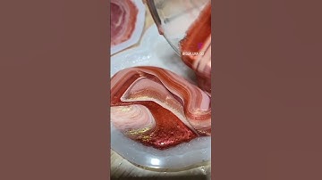 Watch the Magic of Dirty Pour Resin Coasters Using Table Top Epoxy Resin