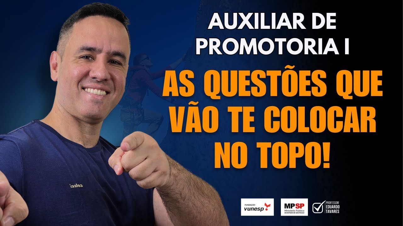 Concurso MPSP:  As questões que vão te colocar no topo I Auxiliar de Promotoria | Matemática.