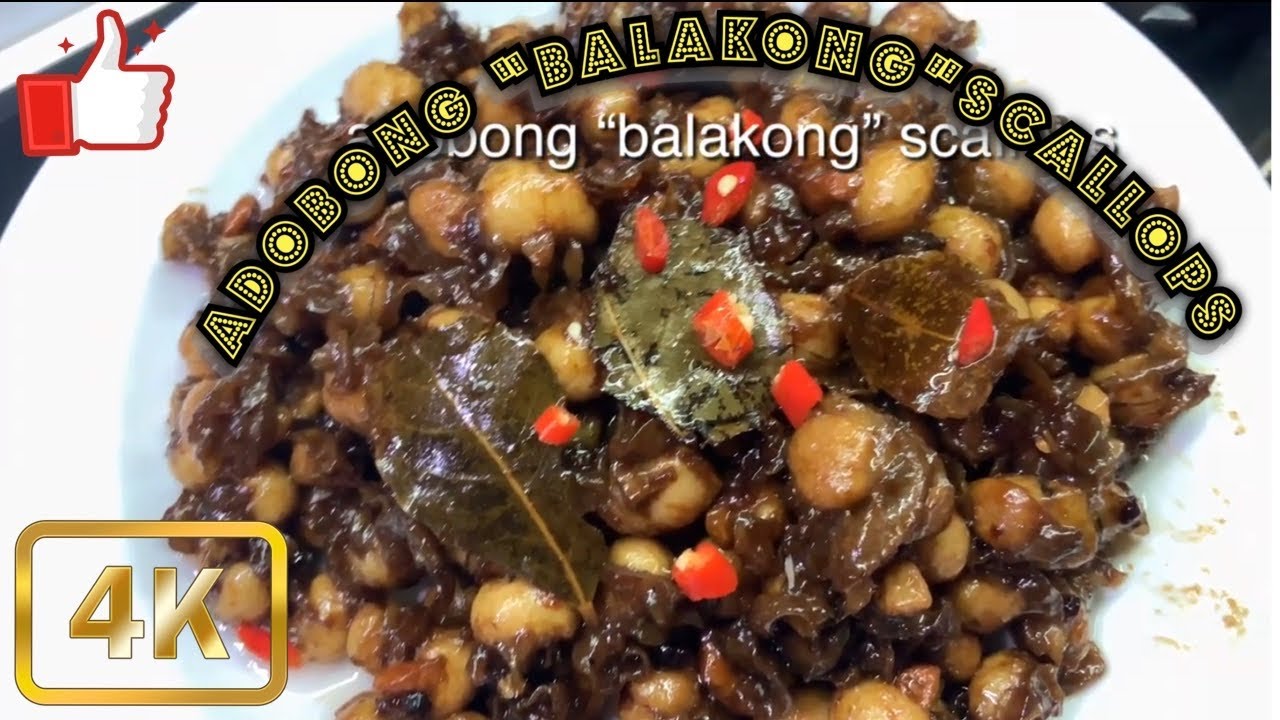 adobo “balakong” scallops YouTube