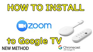 Install ZOOM apk on Google TV (direct download method)