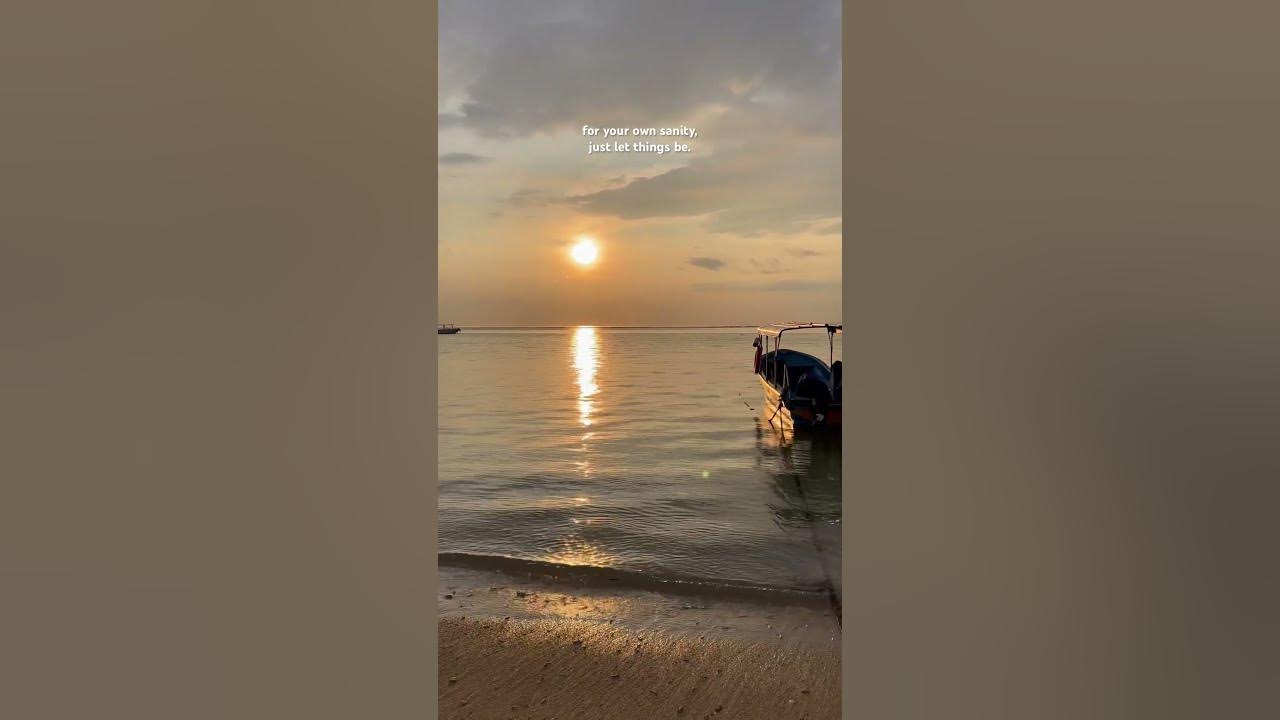 Be grateful. #music #sad #travel #baliescape #oldies #bali #beach #sunset #gratitude #lembongan