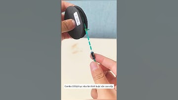 Combo 10 bộ trục nâu câu cá tàn hình buộc sẵn