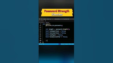 Password Strength Checker | Code Leos#shorts#coding#programming#cpp