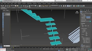 23- STAIRCASE  Option in 3ds max