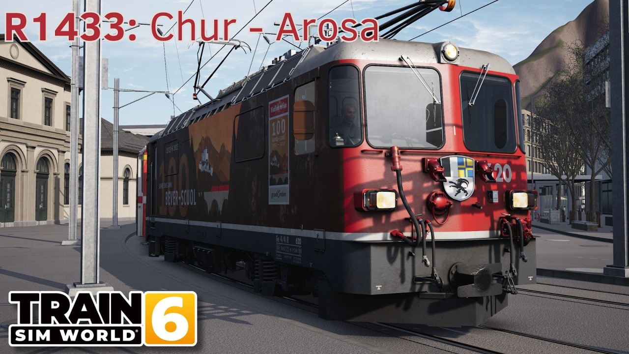 R1433: Chur - Arosa - Arosalinie - Ge 4/4 ii - Train Sim World 6