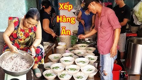 Phát Thèm Bún mộc Sườn Heo Hơn 20 năm hút Khách bởi cách làm mộc cực ngon | Saigon Travel