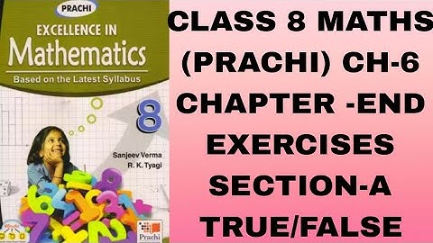 CLASS 8# MATHS (PRACHI) CH-6 # RATIO AND PROPORTION #CHAPTER -END EXERCISES  #SECTION-A# TRUE/FALSE