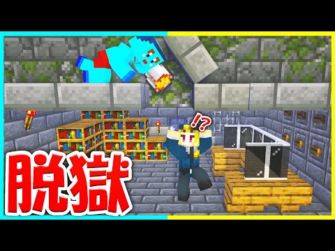 脱獄してやり返せ！お兄ちゃんに裏切られて捕まった😡【まいくら/マインクラフト】