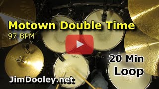 20 Minute Backing Track - Motown Double Time Feel 97 BPM