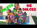 EL JUEGO DE LA RULETA DE SORPRESAS | DULCES | PROBANDO TODOS LOS DULCES // YESLY