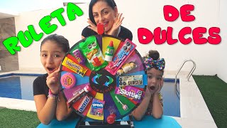 EL JUEGO DE LA RULETA DE SORPRESAS | DULCES | PROBANDO TODOS LOS DULCES \/\/ YESLY