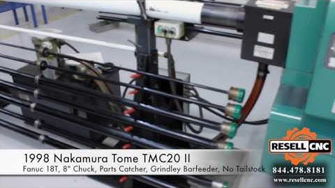 1998 Nakamura Tome TMC20II CNC Lathe, H00603