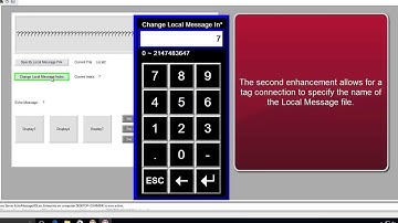 PanelView Plus & FactoryTalk View ME Feature Overview - v10.0 Local Messages