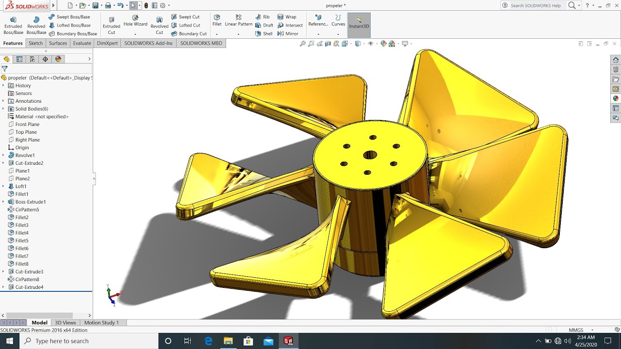 solidworks propeller download