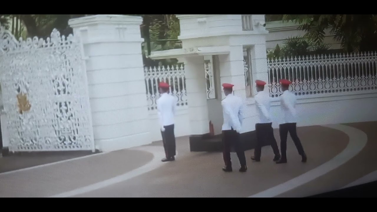 chance guards ceremony ISTANA place Singapore YouTube