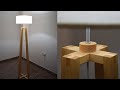 💡💡 Cómo HACER LÁMPARA de PIE en MADERA estilo NÓRDICO - DIY LAMP