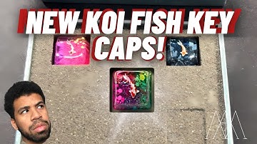 Unboxing 3 Stunning Koi Fish Keycaps for My Keyboard
