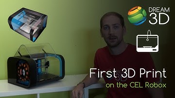 First 3D Print on the CEL Robox 3D Printer | Dream 3D