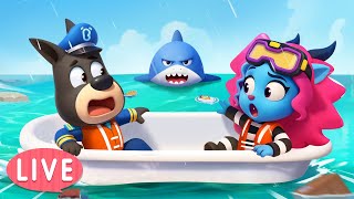 π΄LIVE | Flood Rescue Mission | Police Cartoon | Safety Rules for Kids | Sheriff Labrador
