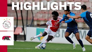 Goals, goals & goals! 😍 | Highlights Ajax O17 - AZ O17