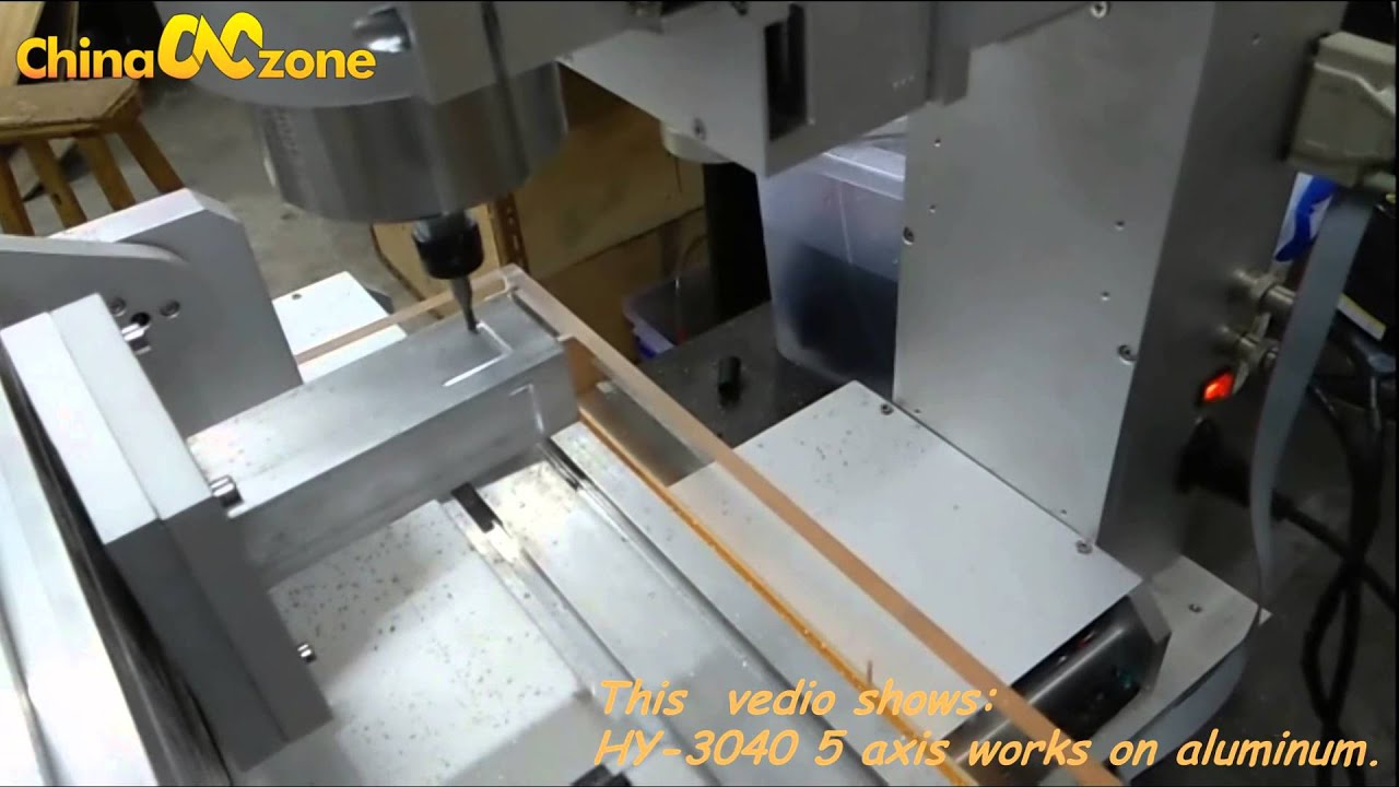 China 5 Axis Cnc Hy-3040 For Aluminum Machining Video - Youtube