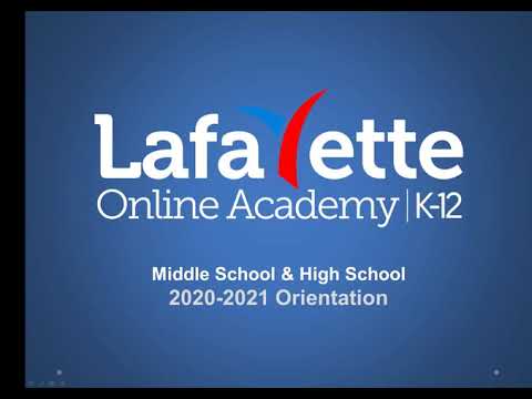 Middle School & High School LOA Orientation Video