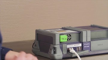 How to connect your OTDR to the Network with an RJ45 Cable