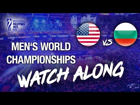 USA Vs Bulgaria QUARTERFINAL WATCH ALONG 2025 FIVB Men S Volleyball World Championship