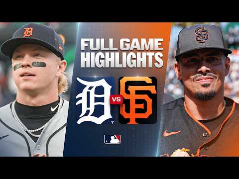TIGERS vs. GIANTS: Official Full Game Highlights (August 8) | 2026 MLB Season