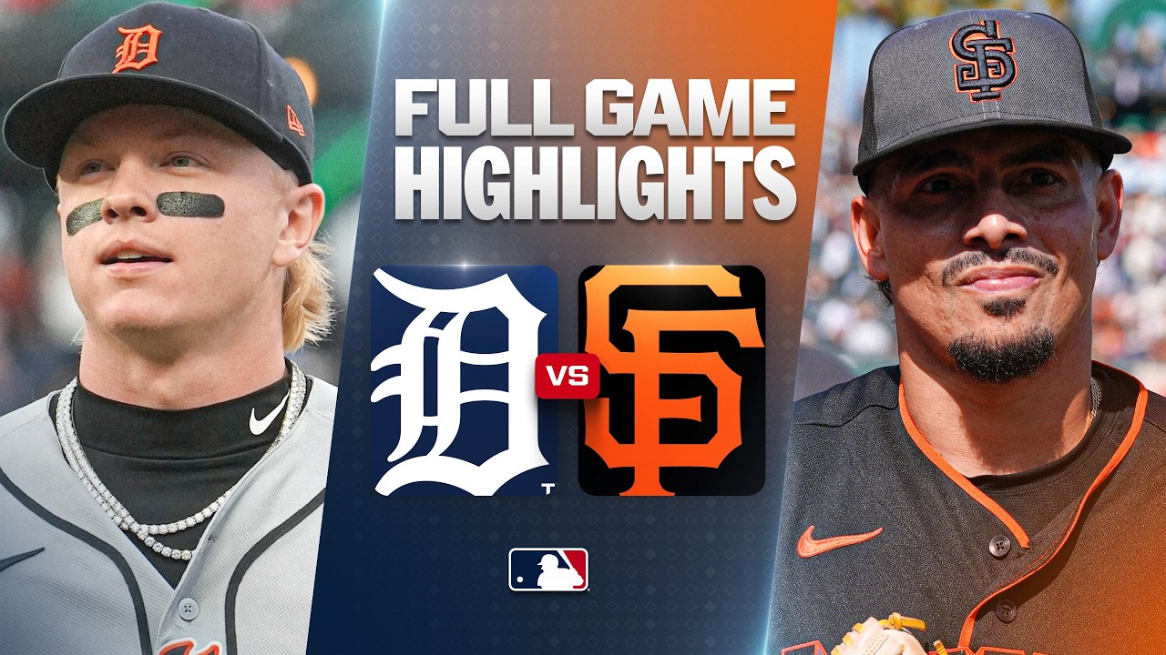 [MLB] 디트로이트 타이거스 vs 샌프란시스코 자이언츠 경기 하이라이트