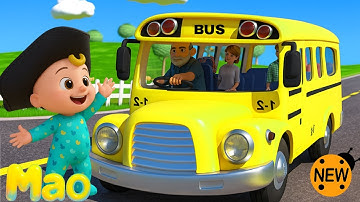 Wheels on the Bus Remix | Nursery Rhymes & Kids Songs