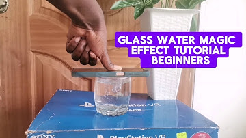 GLASS WATER MAGIC EFFECT TUTORIAL FOR COMPLETE BEGINNERS | CAPCUT🩸️