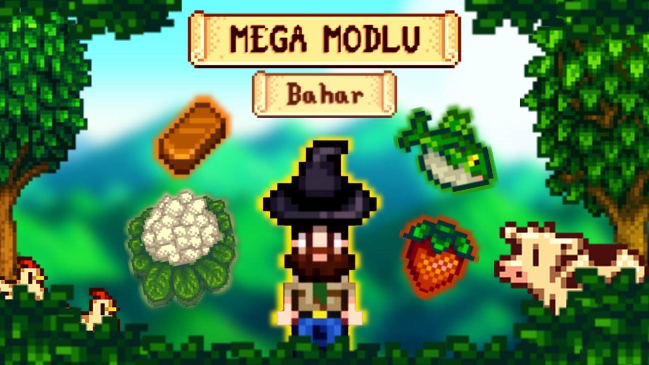Stardew Valley ama MEGA Modlu | Bahar Mevsimi (1. Bölüm)