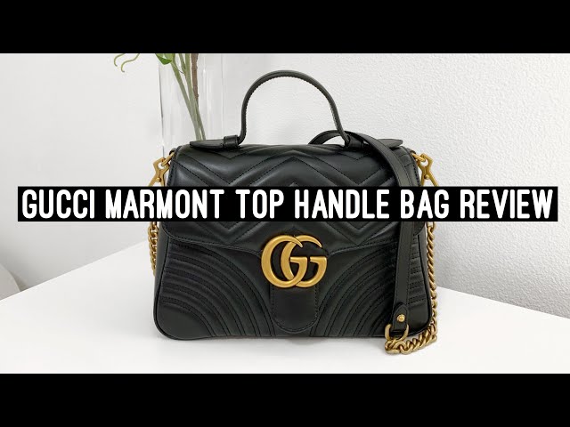 Gucci Marmont Top Handle Bag Review l Gricelduh 