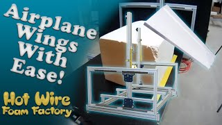Hot Wire Aero CNC Machine - Airplane Wing [4 Axis Foam Cutter]