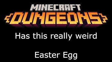 Minecraft Dungeons "The Eponymous Squid" Easter Egg