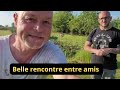 Belle rencontre entre jardiniers et visite du jardin   merci a sbastien