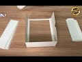 How to make paper lightbox frame