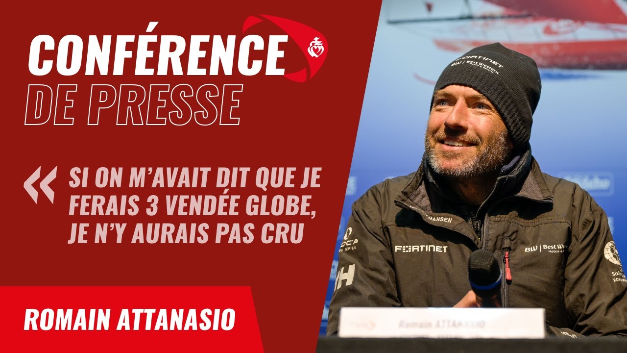 ⁣Romain Attanasio | Conférence de presse | Vendée Globe 2024