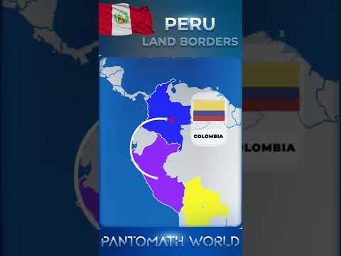 Vidéo: Localisation du Pérou sur une carte globale