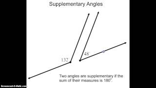 Supplementary Angles