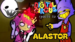 The Amazing Digital Circus reacts to Alastor as a NEW MEMBER 🎪 Gacha TADC reacts to Hazbin Hotel