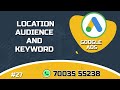 How To Work Google Ads Location Audience And Keyword # 27