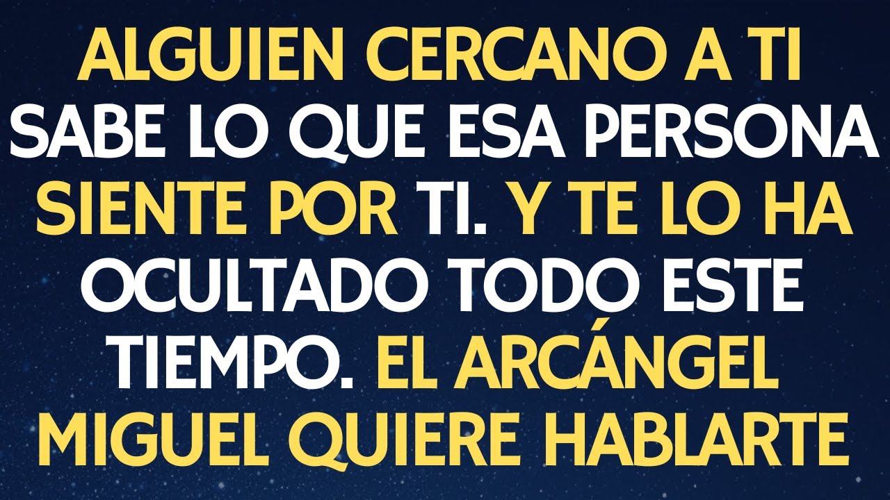 ALGUIEN CERCANO A TI SABE LO QUE ESA PERSONA SIENTE POR TI. Y TE LO HA ...
